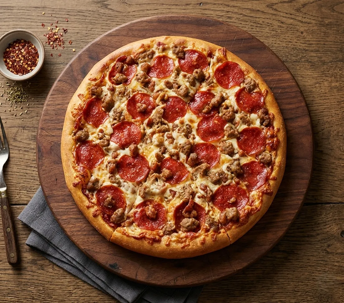 Meat Lovers Large 15 inch 4 Topping quality Pizza at Jambo Pizza, Winnipeg